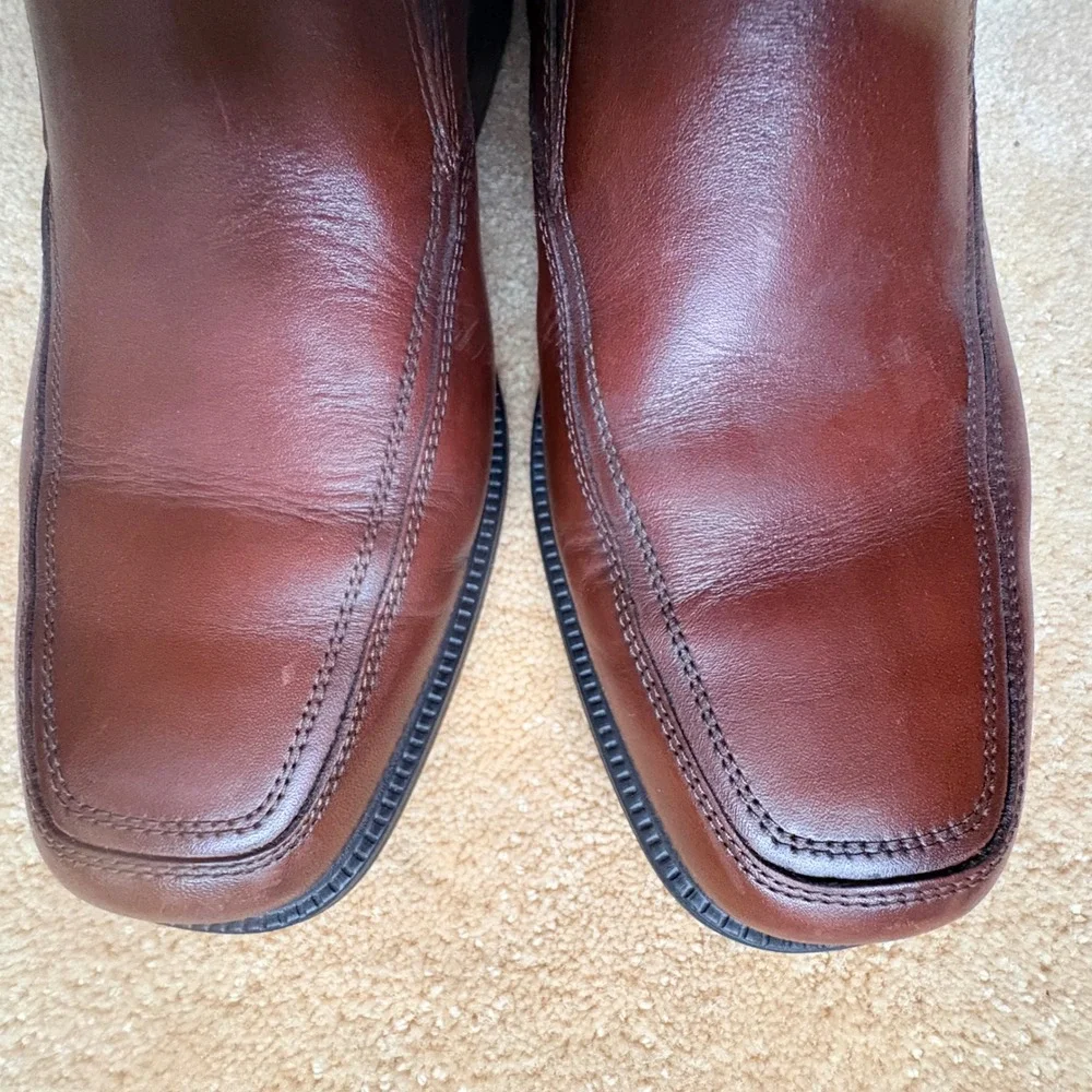 Bostonian Flexlite Men Brown Leather Slip On Loafer‎ Dress Casual Shoes Sz 11.5M
